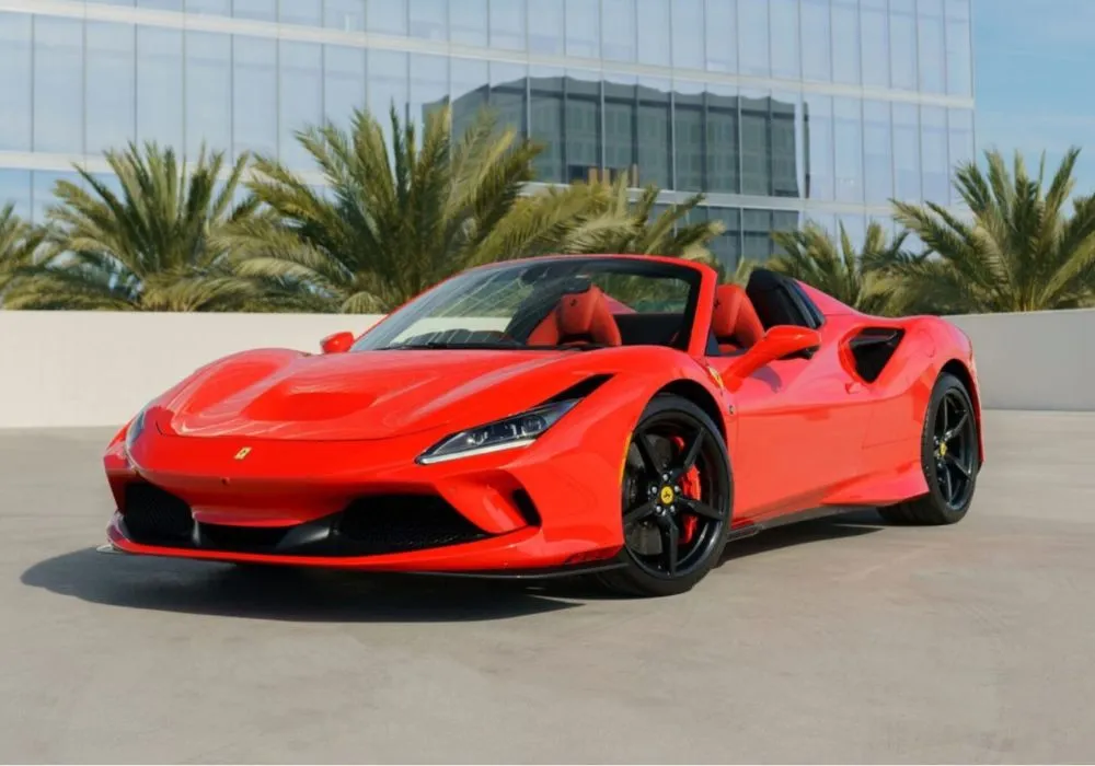 Ferrari F8 Spider rental | Cache Luxe