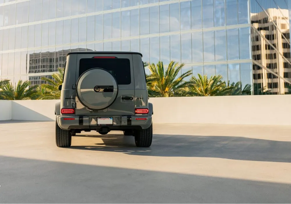 Arabian Grey Mercedes G63 AMG rental | Cache Luxe